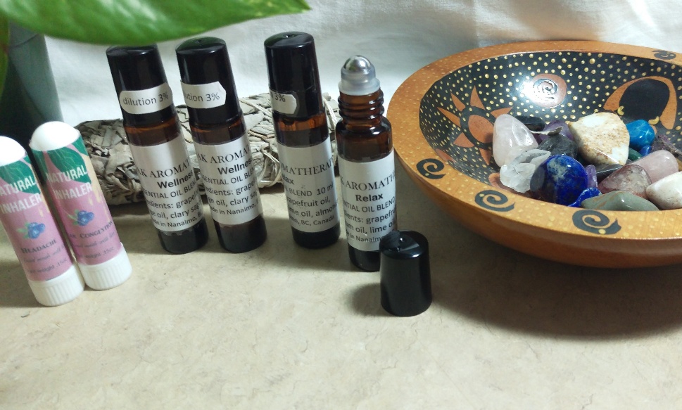 aromatherapy roller and inhalers